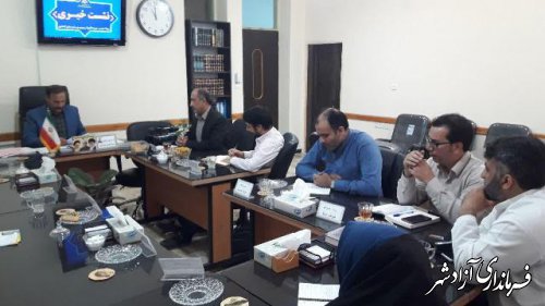 نشست خبری مدیر آموزش و پرورش آزادشهر با خبرنگاران بمناسبت روز خبرنگار