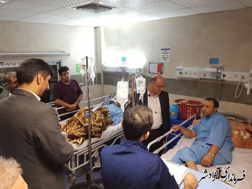 بازدید شبانه فرماندار و جمعی از اعضای شورای تامین از بیمارستان حضرت معصومه (س)