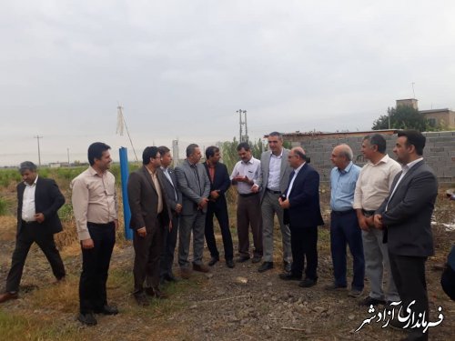 افتتاح پروژه آبیاری تحت فشار جهادکشاورزی شهرستان آزادشهر با اعتبار بیش از 400 میلیون تومان