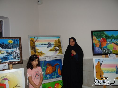 برپایی نمایشگاه گروهی نقاشی به مناسبت هفته دولت و روز خانواده
