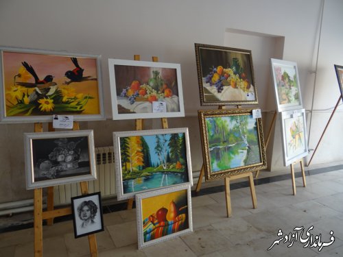 برپایی نمایشگاه گروهی نقاشی به مناسبت هفته دولت و روز خانواده