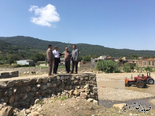 بازدید معاون عمرانی فرمانداری شهرستان آزادشهر از پروژه تعریض جاده بین المللی آزادشهر به شاهرود