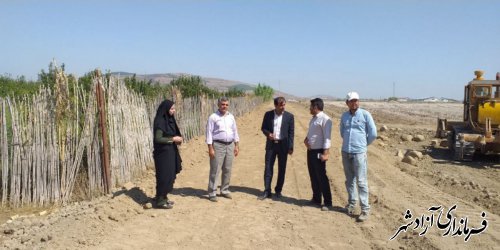 پیگیری اجرای طرح مرمت و بهسازی آب‌بندان روستای مرزبن