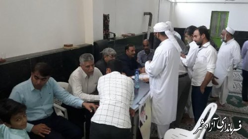 میزخدمت باحضور مسئولین آموزش و پرورش شهرستان آزادشهر