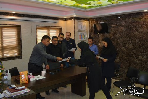 تقدیر و تشکر از همکاران شرکت کننده در جلسه تبادل الکترونیک اسناد در بیمارستان حضرت معصومه (س)