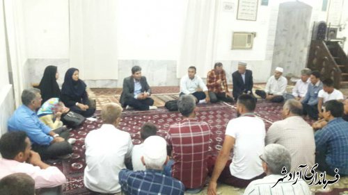 برگزاری جلسه توجیهی تسهیلگری زهکشی اراضی توسط مدیریت جهادکشاورزی آزادشهر
