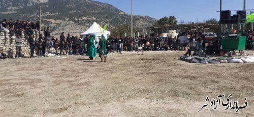 اجرای مراسم تعزیه خوانی واقعه روز عاشورا در روستای نراب شهرستان آزادشهر