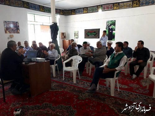 برگزاری کلاس ترویجی توسعه کشت چغندرقند در شهرستان آزادشهر