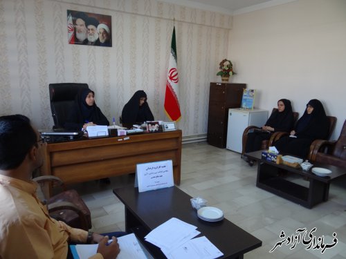 کارگروه فرهنگی ستاد گرامیداشت بیست و نهمین سالگرد هفته دفاع مقدس در شهرستان آزادشهر تشکیل جلسه داد.