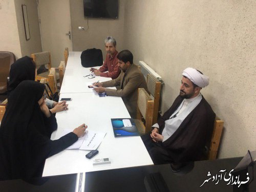 جلسه برگزاری ویژه برنامه های هفته سالمند در شهرستان آزادشهر برگزار شد