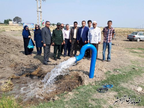 افتتاح پروژه ی مدیریت جهاد کشاورزی آزادشهر در هفته دفاع مقدس