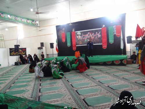 مجلس تعزیه خوانی شهادت حضرت رقیه(س) در آزادشهر