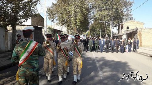 راهپیمایی 13 آبان در شهر نوده خاندوز