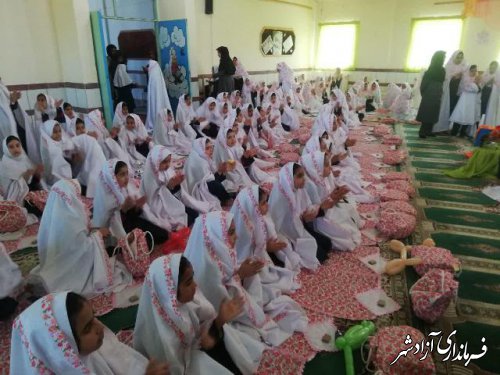 برگزاری جشن تکلیف دختران آزادشهری