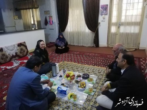 دیدار مدیر آموزش و پرورش آزادشهر با بازنشستگان فرهنگی این شهرستان