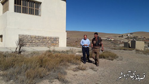 بازدید سرپرست یگان حفاظت میراث فرهنگی شهرستان آزادشهر از کاخ خوش ییلاق