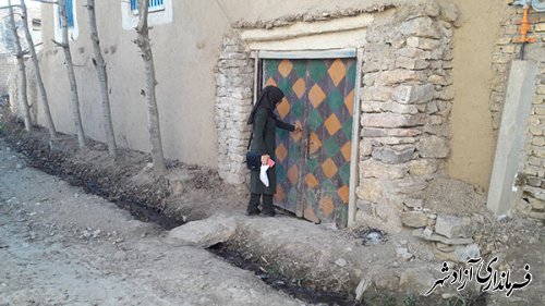 بازدید کارشناس شهرستان آزادشهراز اقامتگاه های بوم گردی بخش چشمه ساران شهرستان