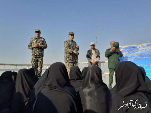 بازدید کاروان راهیان نور دانش آموزی آزادشهر از مناطق عملیاتی دفاع مقدس