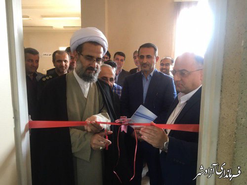 افتتاح رسمی ستاد انتخابات فرمانداری شهرستان آزادشهر