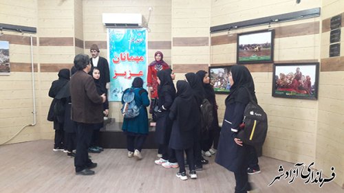بازدید مدرسه دخترانه شهید کوهی نوده خاندوز از موزه مردم شناسی آزادشهر 