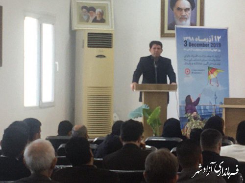 دیدار فرماندار و مدیرکل بهزیستی استان گلستان با معلولان موفق شهرستان آزادشهر