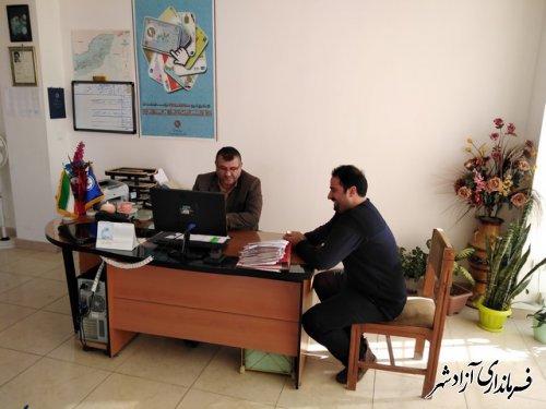 بازدید مدیر کل محترم ثبت احوال استان گلستان از ادازه ثبت احوال آزادشهر 
