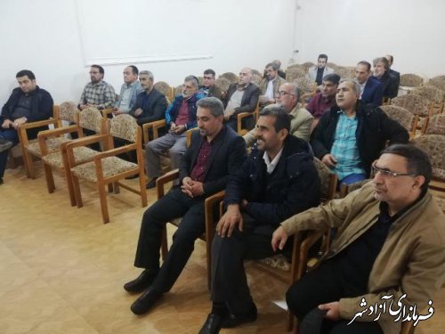 نشست صمیمی مدیر آموزش و پرورش آزادشهر با فرهنگیان جانباز و آزاده این شهرستان