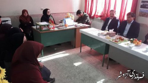 بازدید مدیر آموزش و پرورش آزادشهر از مدارس روستاهای بخش مرکزی این شهرستان