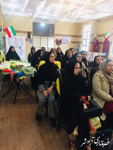 برگزاری کارگاه آموزشی بهداشت بانوان به مناسب گرامیداشت دهه ی فجر در موزه مردم شناسی شهرستان آزادشهر