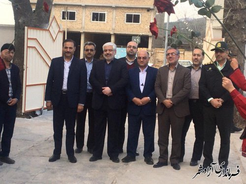 افتتاح یک واحد آموزشی ۶ کلاسه در شهر نوده خاندوز شهرستان آزادشهر