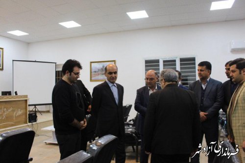 بازدید استاندار گلستان از ستاد انتخابات، هیات های اجرایی، بازرسی و نظارت در فرمانداری آزادشهر