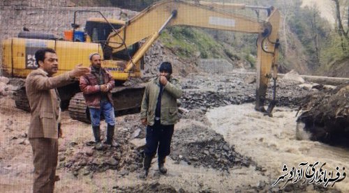 اجرای دو پروژه عمرانی برای مدیریت سیلاب ها در شهرستان آزادشهر با اعتبار بیش از 1 میلیارد تومان