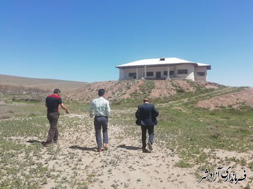 بازدید سرپرست یگان حفاظت میراث فرهنگی شهرستان آزادشهر از تپه و کاخ خوش ییلاق