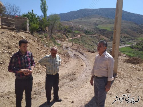 اجرای پروژه مرمت و بازسازی جاده‌های بین مزارع در شهرستان