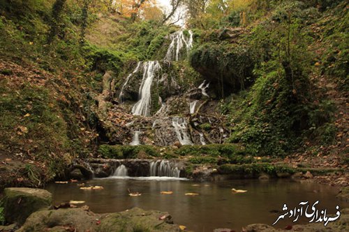 سفر مجازی به آبشار بسیار زیبای لاشو روستای فاضل آباد شهرستان آزادشهر