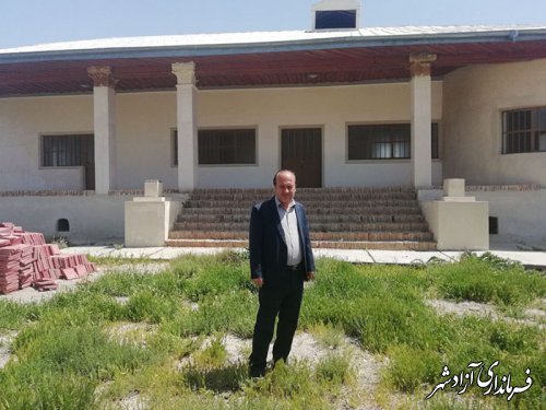 سرکشی سرپرست یگان حفاظت میراث فرهنگی شهرستان آزادشهر از تپه و کاخ خوش ییلاق