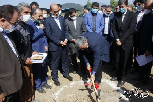 عملیات اجرایی پارک پسماند و پروژه لندفیل پسماندهای شهرستان آزادشهر آغاز شد