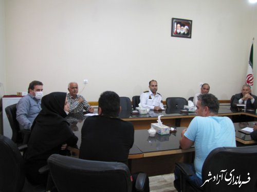 برگزاری اولین جلسه کارگروه ماده18(سرویس مارس) شهرستان آزادشهر