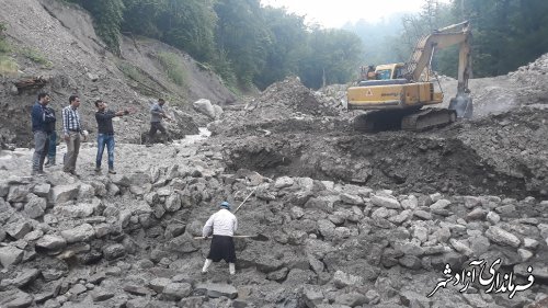 بازدید و نظارت از پروژه سنگی ملاتی کنترل سیل و رسوب وطن
