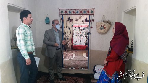 بازدید کارشناسان اداره کل میراث فرهنگی گلستان از اقامتگاه های بوم گردی شهرستان آزادشهر