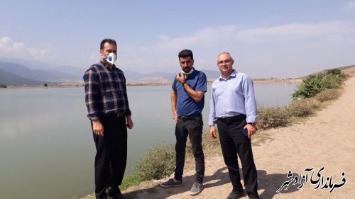 اجرای پروژه احداث کانال بتنی و لاینینگ نسق آب‌بندان روستای سیدآباد