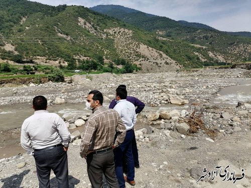 بازدید فنی از محدوده معدن رودخانه ای شن و ماسه 