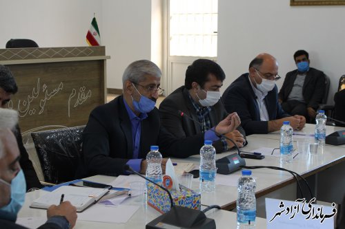 کارگروه تسهیل و رفع موانع تولید استان به میزبانی فرمانداری آزادشهر تشکیل جلسه داد