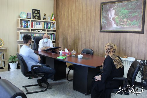 برنامه ملاقات عمومی فرماندار آزادشهر با مردم برگزار شد
