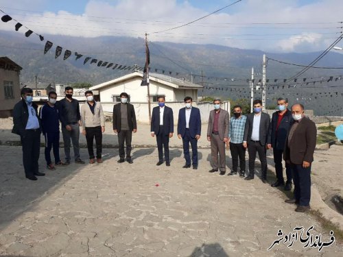 بازدید از مدارس کوهستانی شهرستان آزادشهر