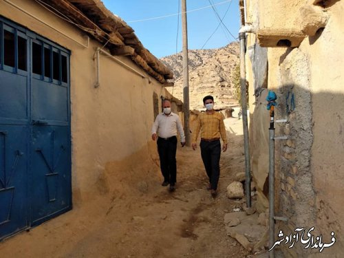 گشت یگان حفاظت از بافت تاریخی روستای فارسیان شهرستان آزادشهر