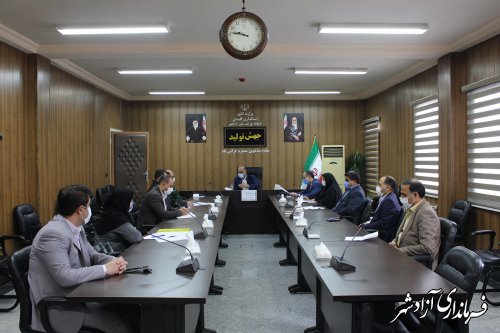 جلسه هماهنگی مبارزه با مواد مخدر شهرستان آزادشهر برگزارشد