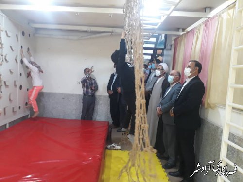 افتتاح کلاس درس تخصصی تربیت بدنی و طرح کوچ شهرستان آزادشهر