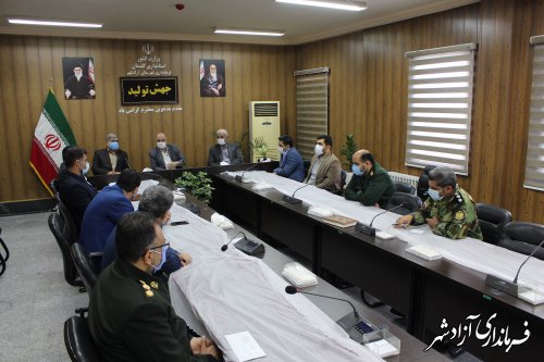 برگزاری شورای مدیریت پیشگیری از وقوع جرم و آسیب های اجتماعی شهرستان آزادشهر