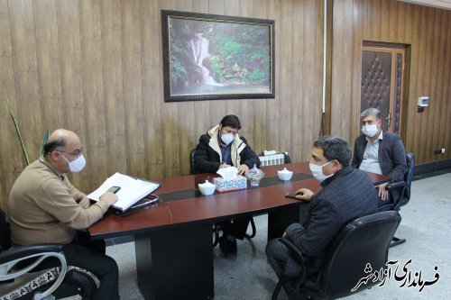 جلسه هم اندیشی اعضای شورا و دهیار روستای تاتار بایجق با فرماندار آزادشهر برگزار شد